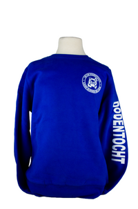 Dames sweater met bedrukking mouw