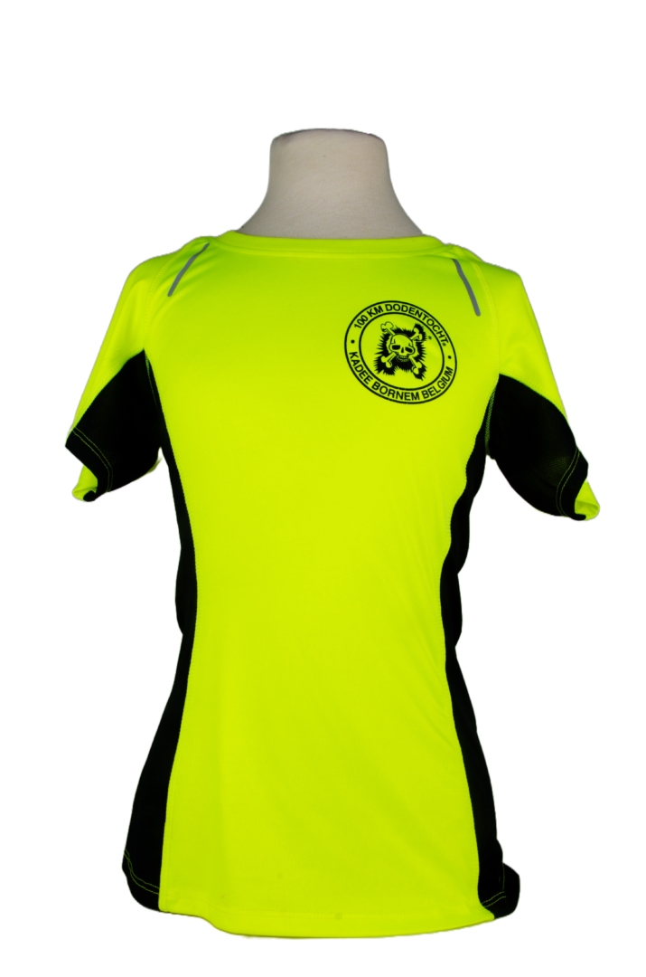 Dry-fit dames met zwart zijpand