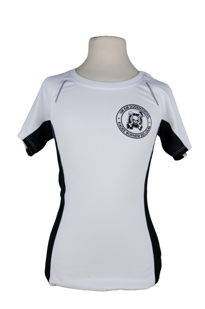 Dry-fit dames met zwart zijpand