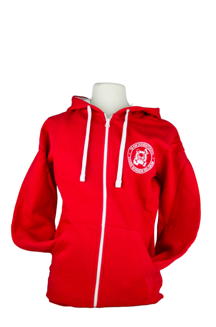 Hoodie met rits voor heren