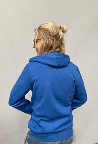 Sweater met rits en capuchon - unisex - logo enkel vooraan