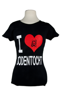 T-shirt dames I love Dodentocht
