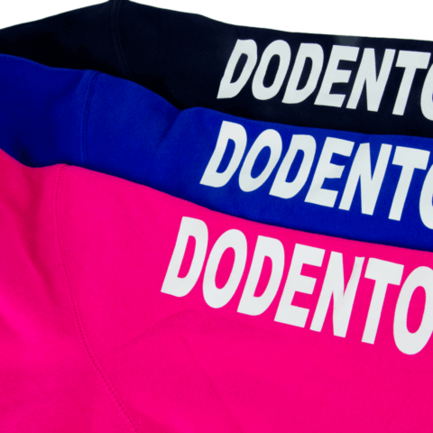 Dames sweater met bedrukking mouw