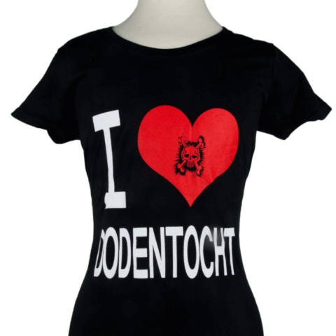 T-shirt dames I love Dodentocht