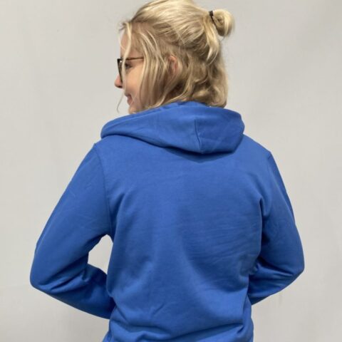 Sweater met rits en capuchon - unisex - logo enkel vooraan